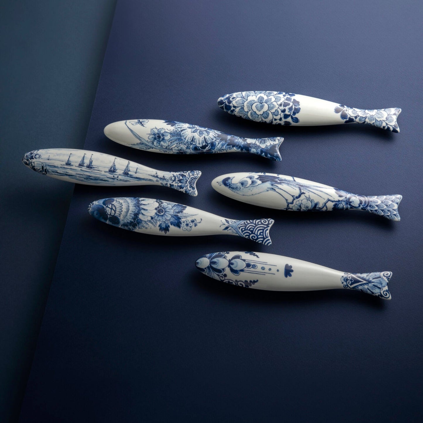 Blue Herring Wall Hanging: Mesdag's Fleet