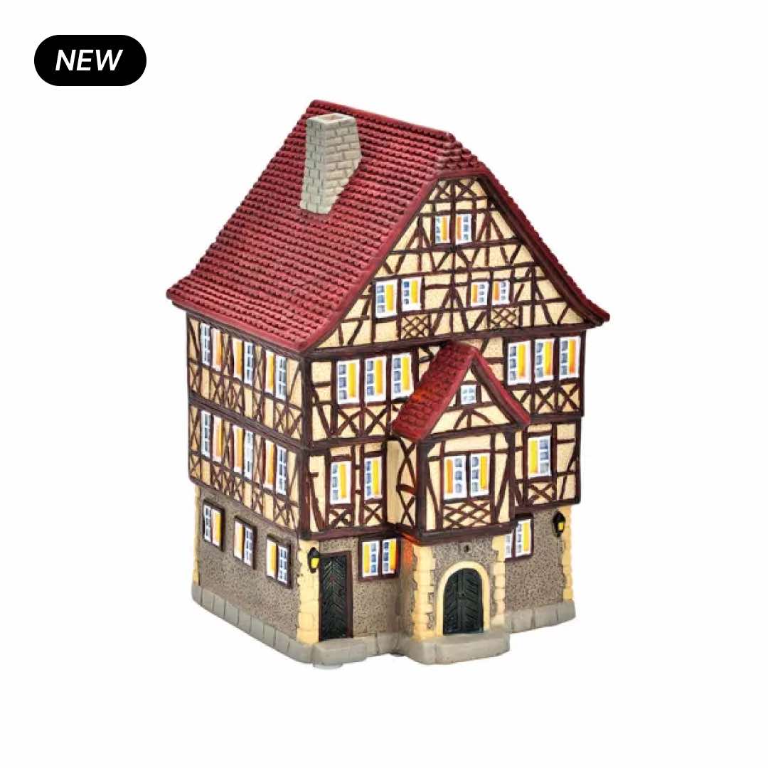 Bad Wimpfen House - Tea Light Miniature (Hand-painted)
