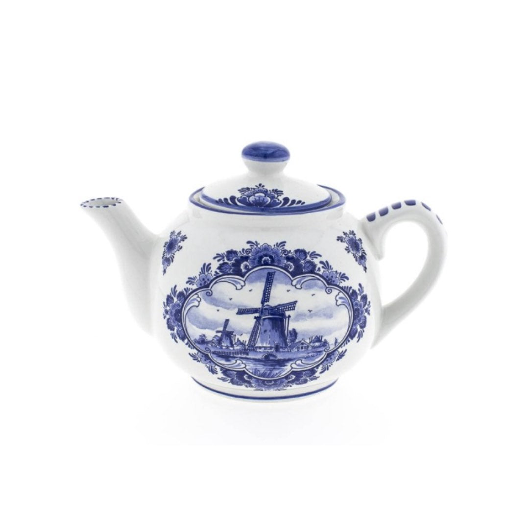 Delft Blue Windmill Teapot
