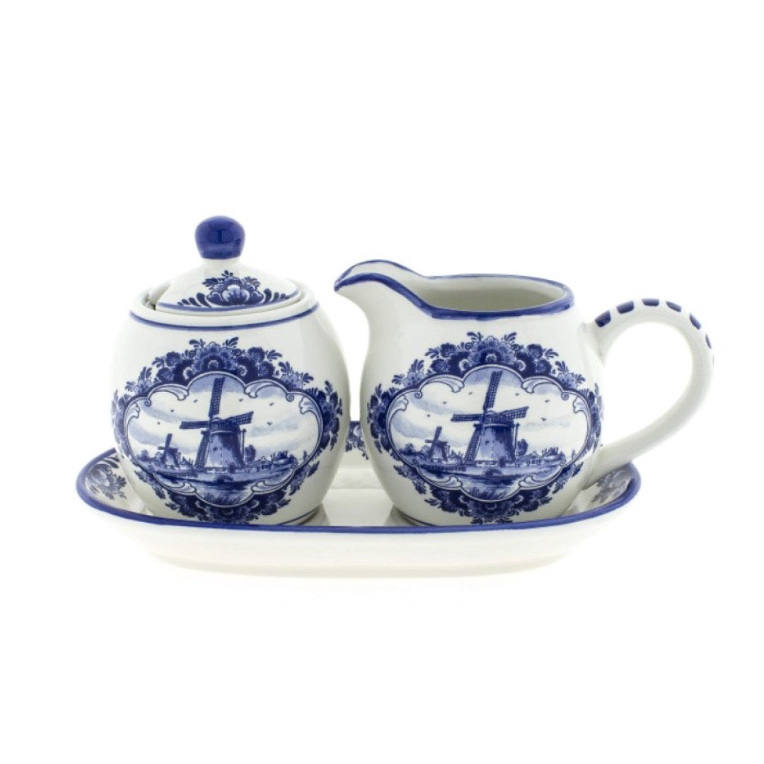 Delft Blue Sugar & Milk Set