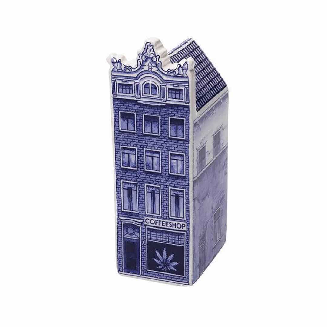 Detailed Delft Blue Coffee Shop