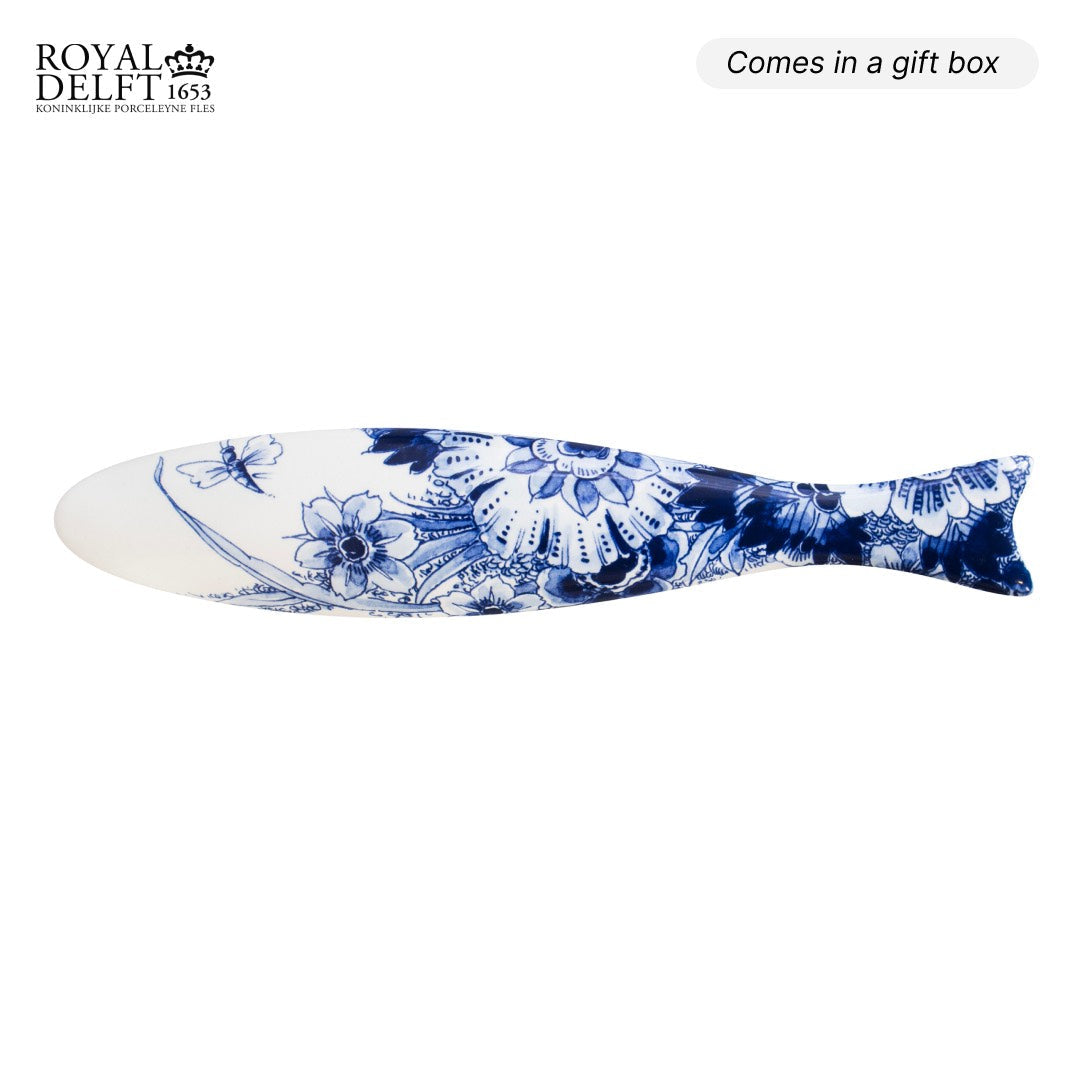 Blue Herring Wall Hanging: Botanical Set of 3
