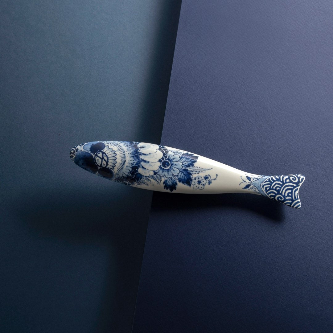 Blue Herring Wall Hanging: Flower Scales