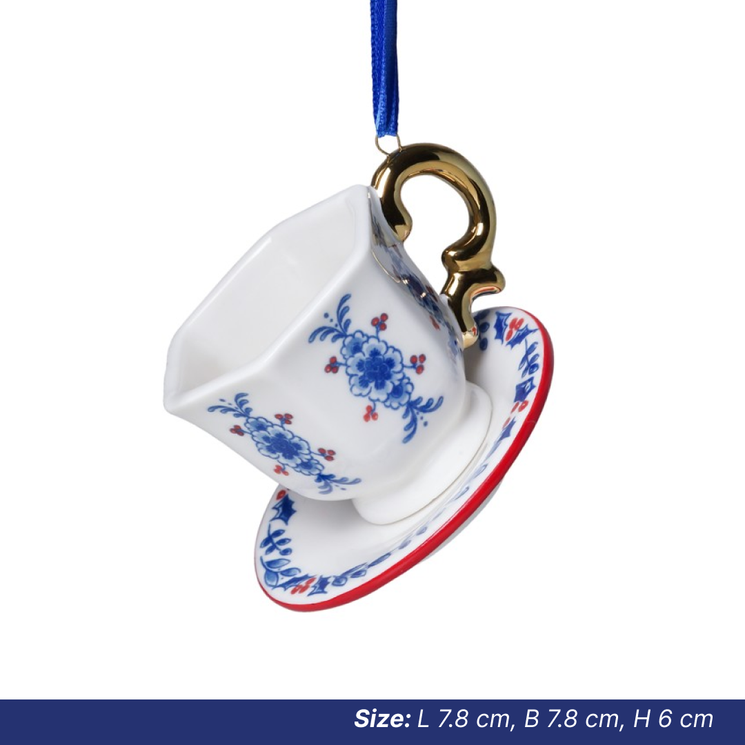 Christmas Ornaments: Gold Teacup