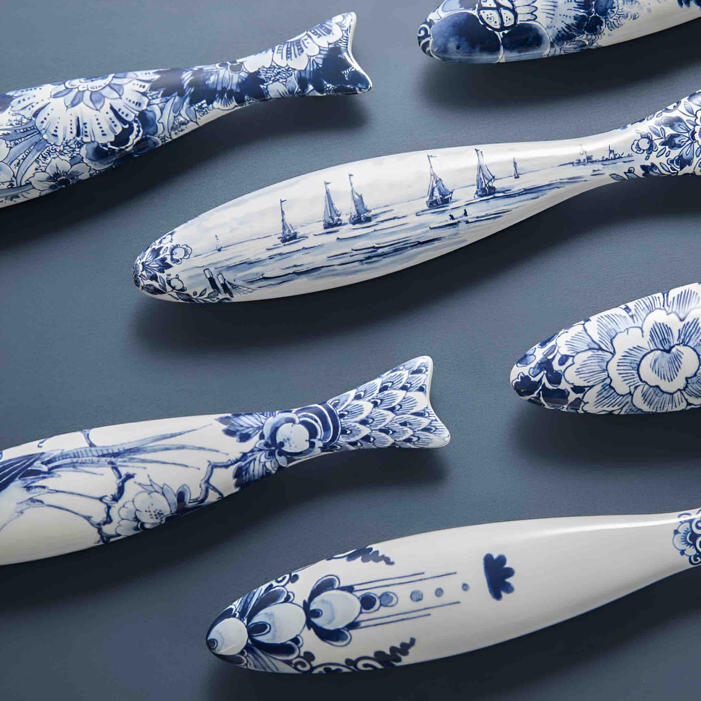 Blue Herring Wall Hanging: Mesdag's Fleet
