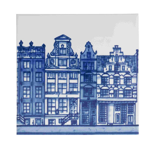 Royal Delft Canal House Tile #2
