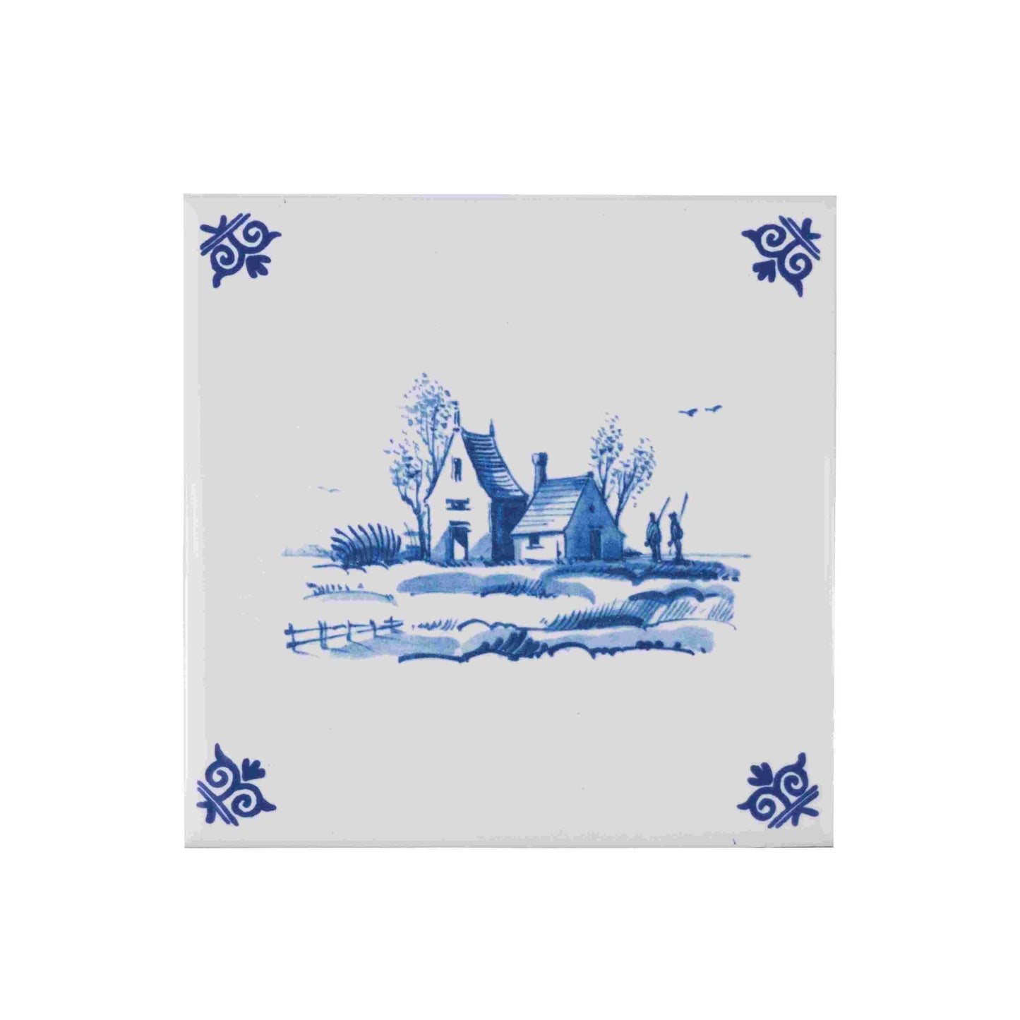 Royal Delft Dutch Heritage Tiles: Landscape 1