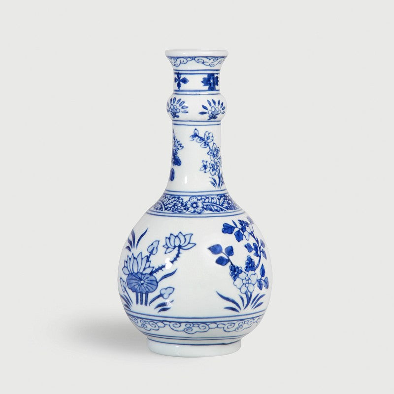 Ruyi Delft Vase (Hand Painted)