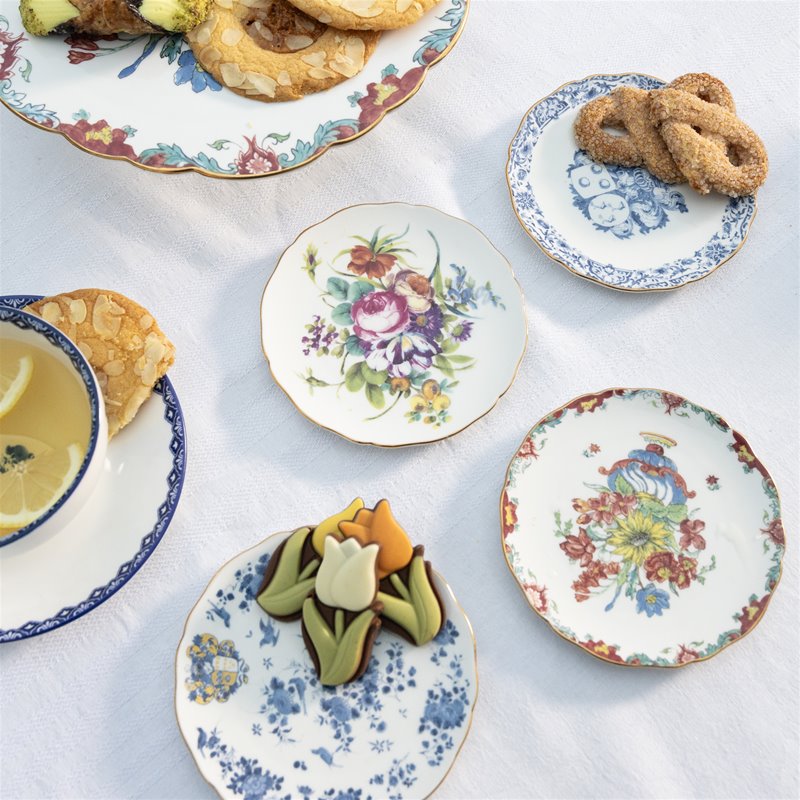 Multicoloured Delft Mini Plate Set