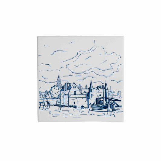 Vermeer Delft Tile #2