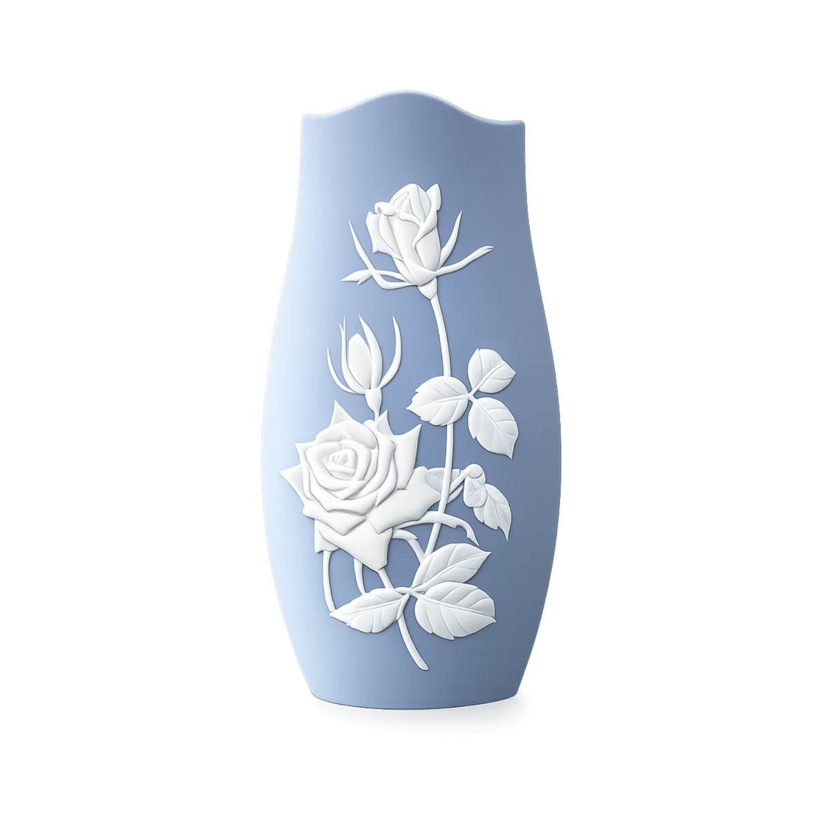 Yuka Blue & White Vase — Ni (No. 2) [Ships Oct 15]