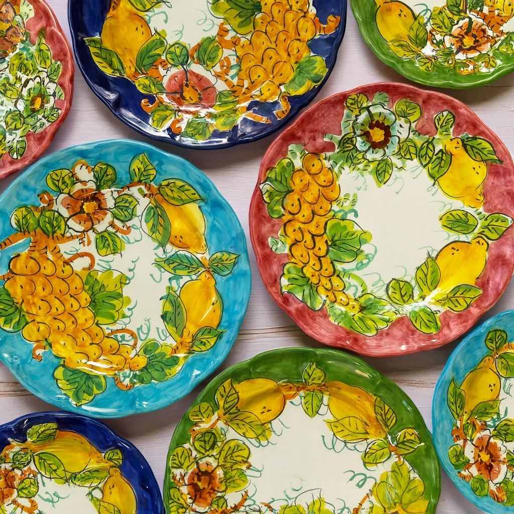 Amalfi Bowl — Limoni Celeste (Light Blue / Sky Blue)