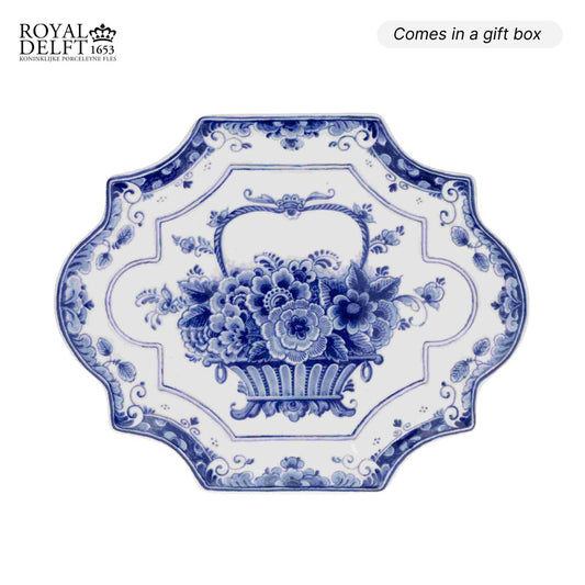 Flower Basket Plate 23cm