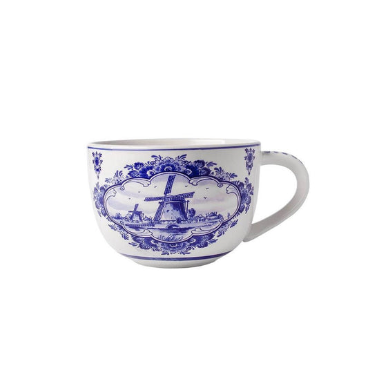 Delft Blue Windmill Soup Bowl (Set of 2)