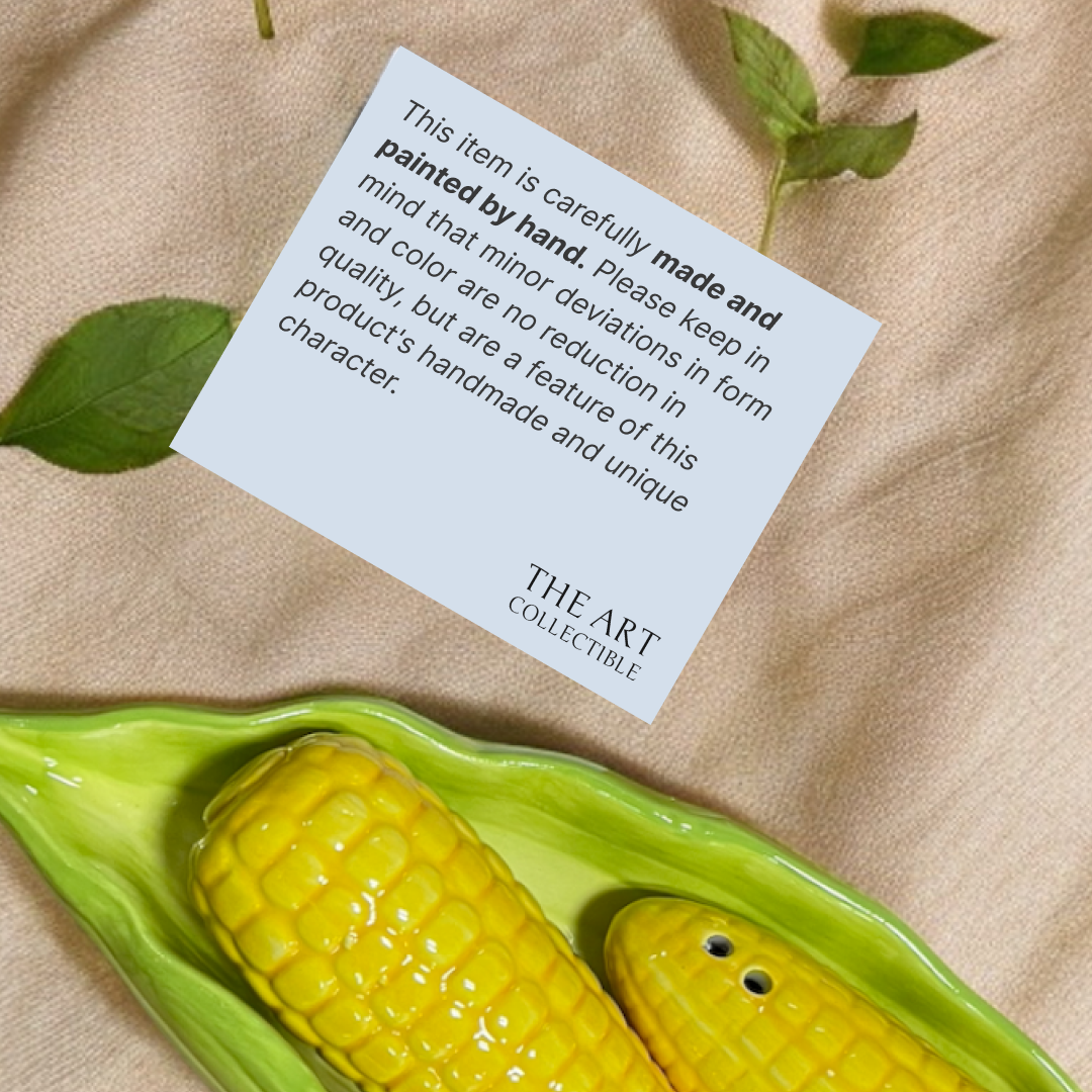 Corn Salt & Pepper Shakers (Handmade)