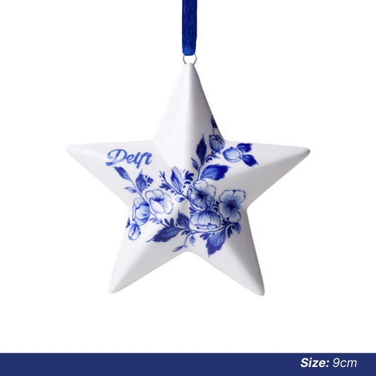 Christmas Ornaments: Delft Star
