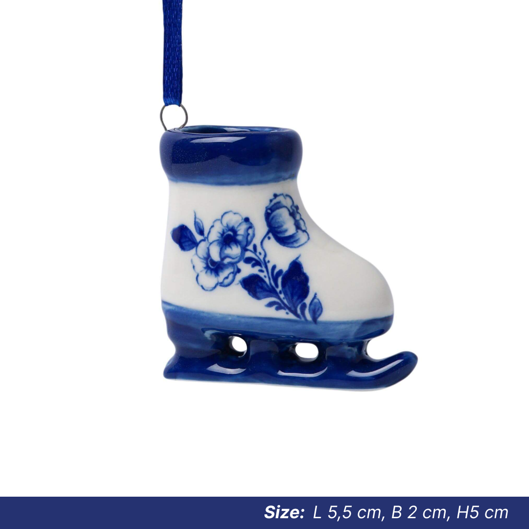 Christmas Ornaments: Delft Skate