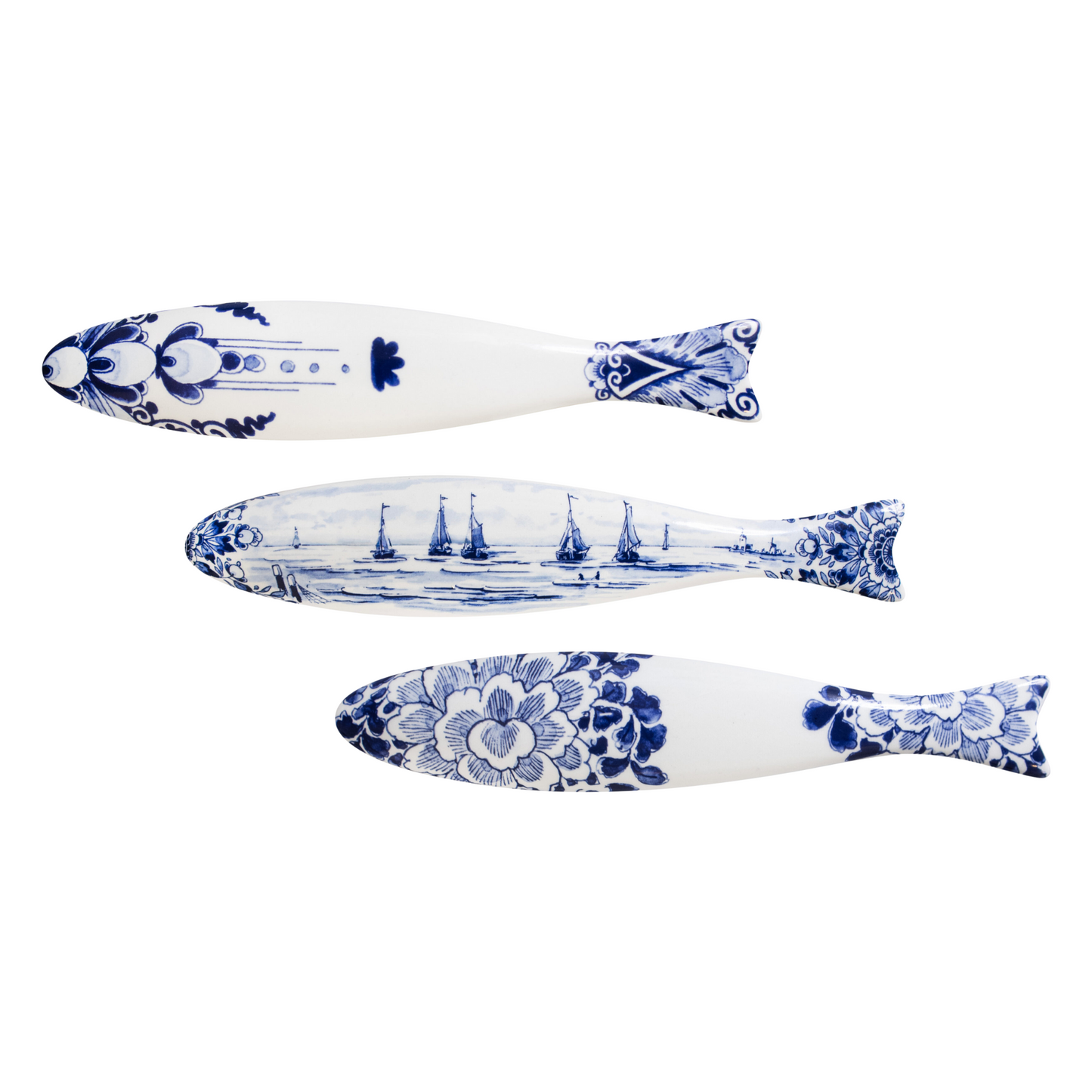 Blue Herring Wall Hanging: Classic Deft Set of 3