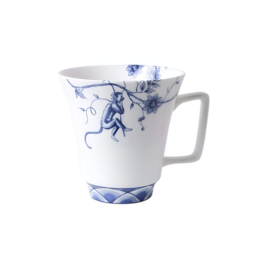 Delft Blue Monkey Mugs (Set of 2)
